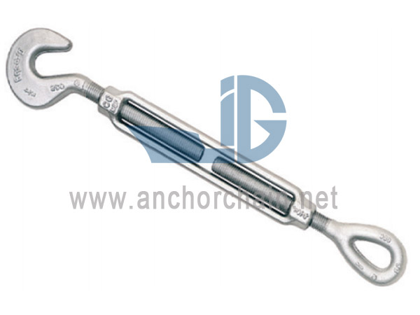 Талрепы с крюковой проушиной HG225 SS304 ИЛИ SS316